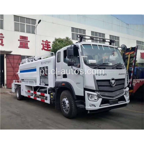 Foton 4x2 12000litres 12cbm 6wheelers Esgoto Tanque séptico de alta pressão Caminhão de jato de água combinado